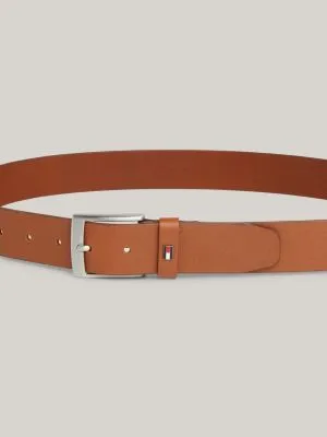 Ceinture Adan en cuir effet grain fin | Marron | Tommy Hilfiger