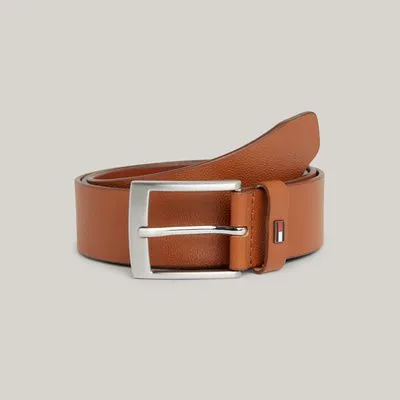 Ceinture Adan en cuir effet grain fin | Marron | Tommy Hilfiger