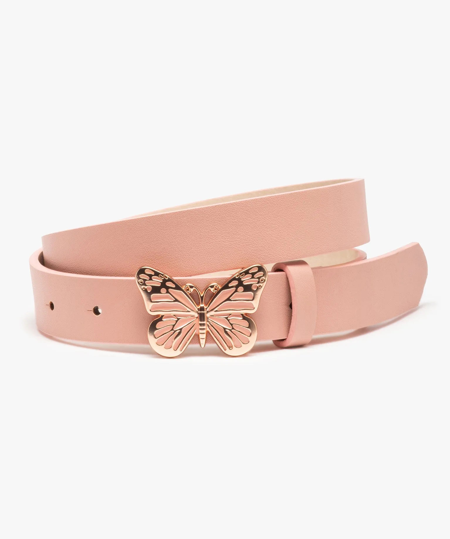 ceinture fermee par boucle papillon fille rose standard ceintures