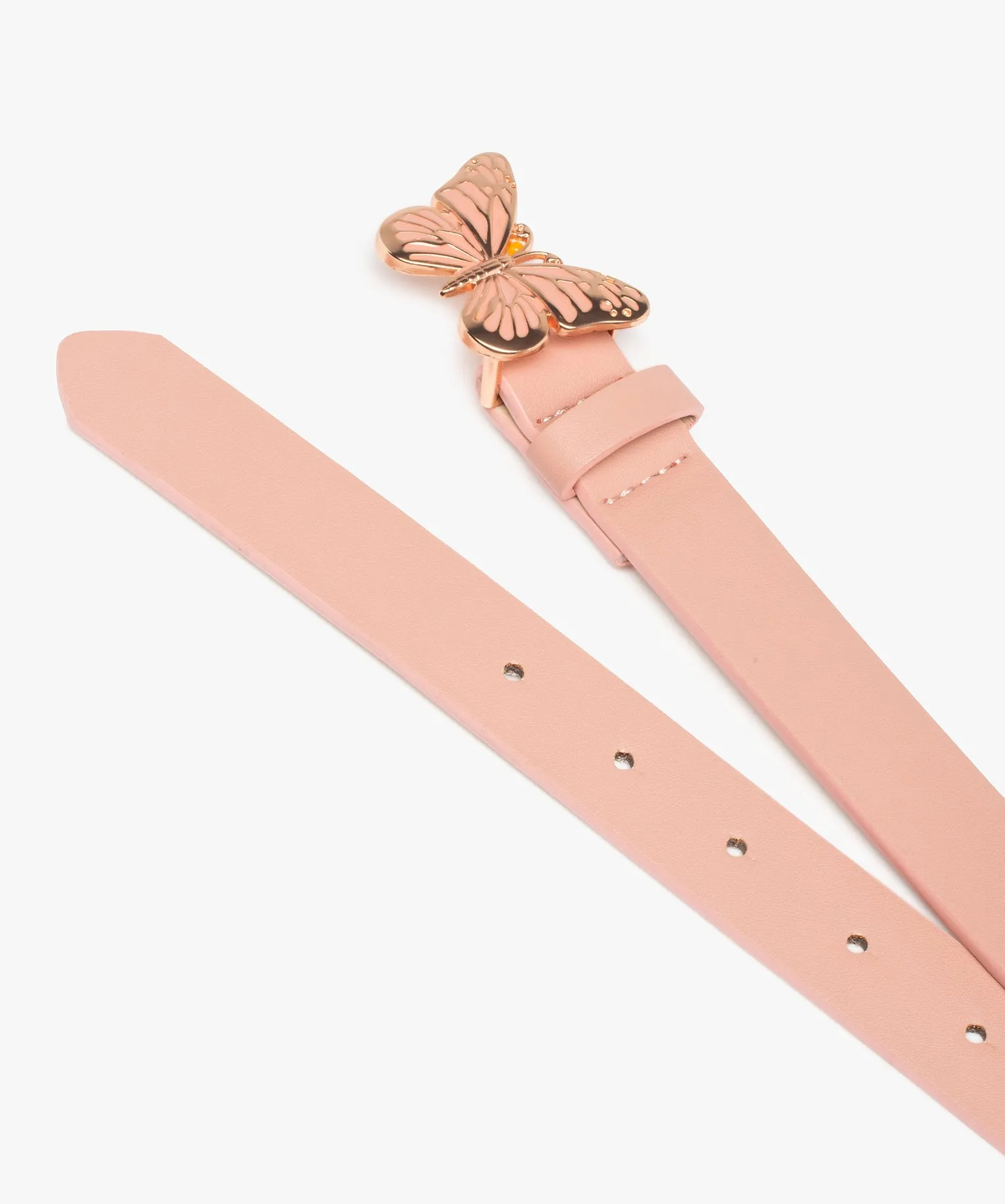 ceinture fermee par boucle papillon fille rose standard ceintures