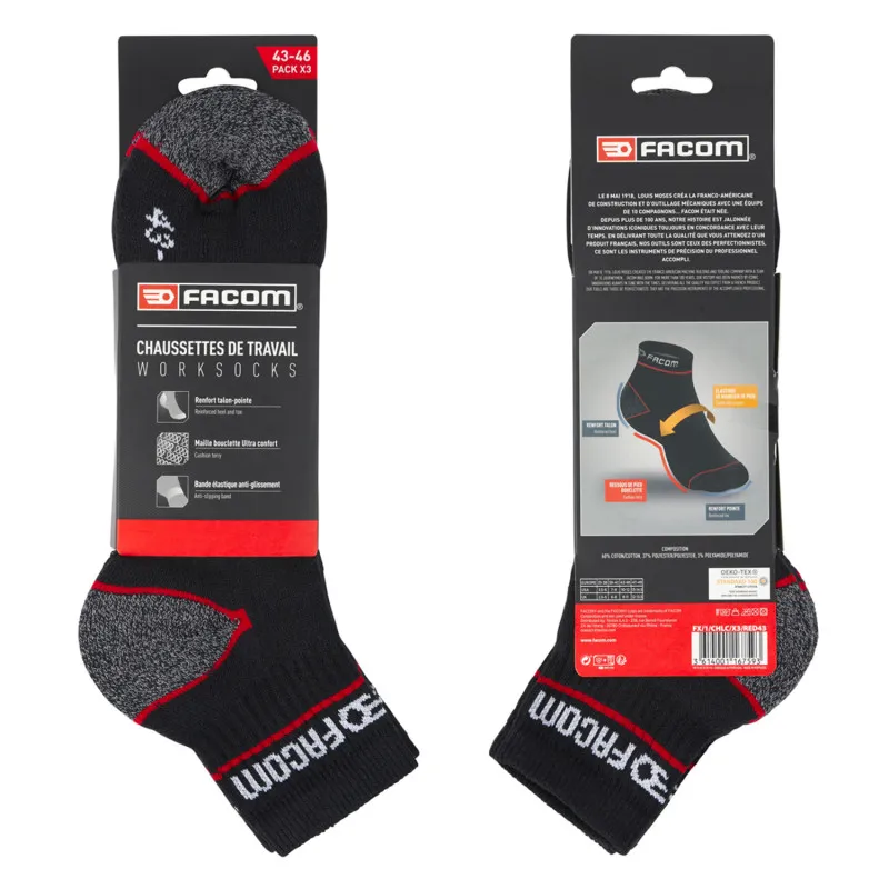 Chaussettes de travail pas cher | Vêtements Facom Workwear