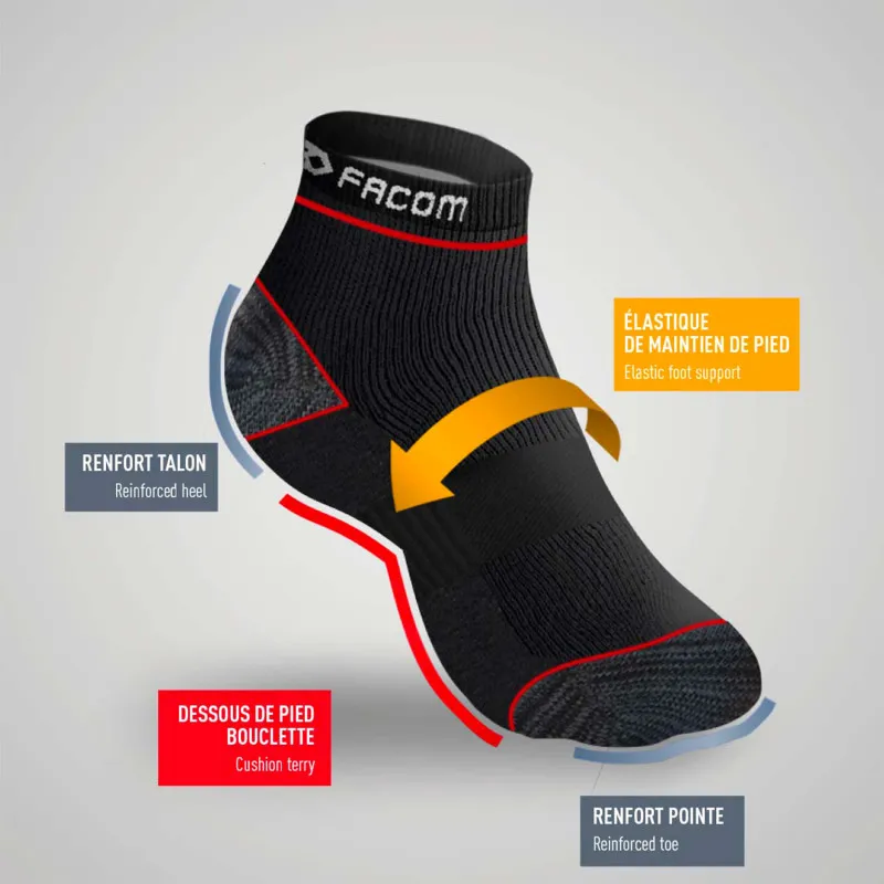 Chaussettes de travail pas cher | Vêtements Facom Workwear