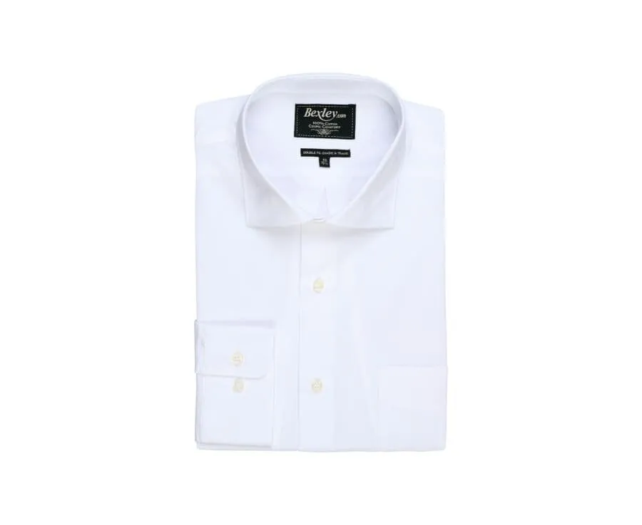 Chemise blanche en coton - Poche poitrine Alberto Ii Classic