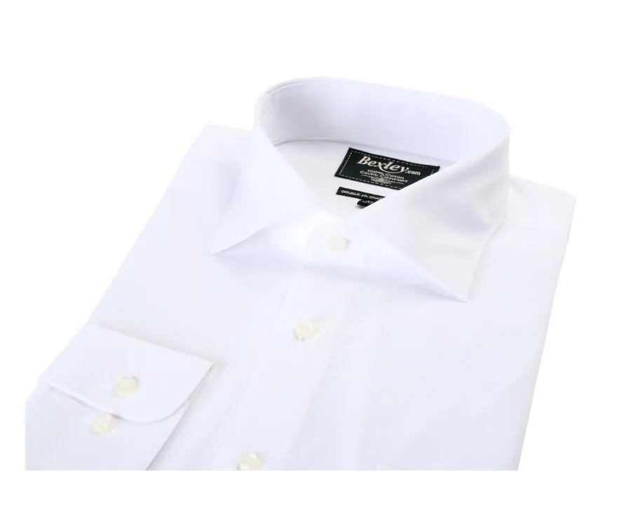 Chemise blanche en coton - Poche poitrine Alberto Ii Classic