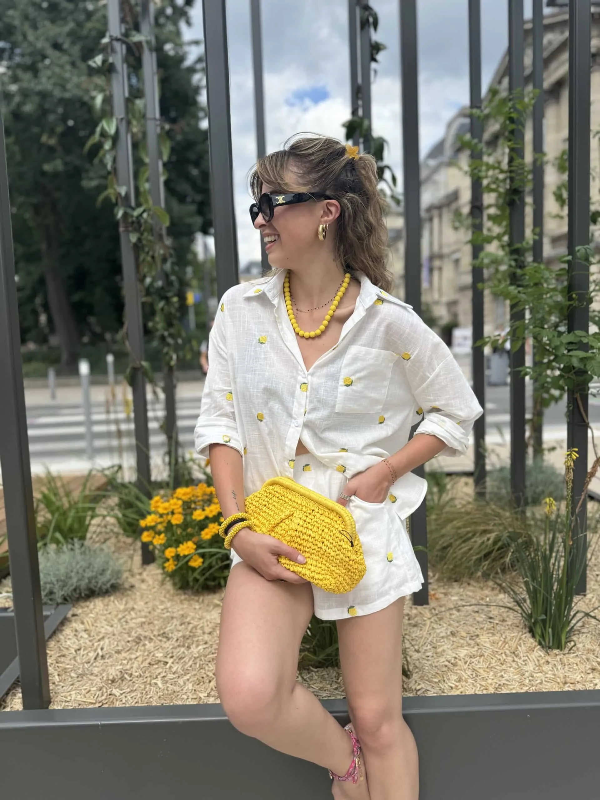 Chemise citron | Concept Store En Ligne | Jade & Lisa