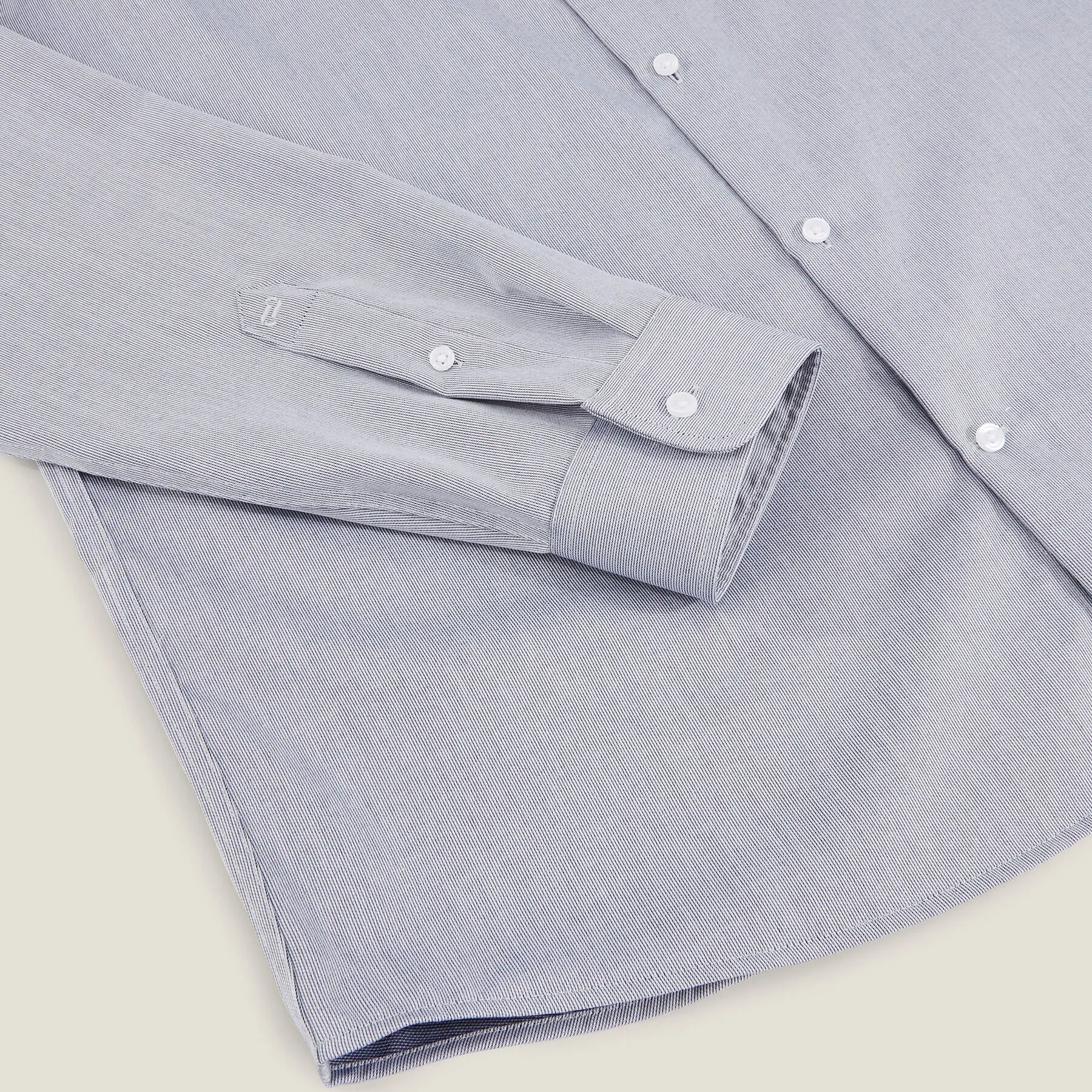 Chemise en coton sans repassage Bleu moyen | Jules