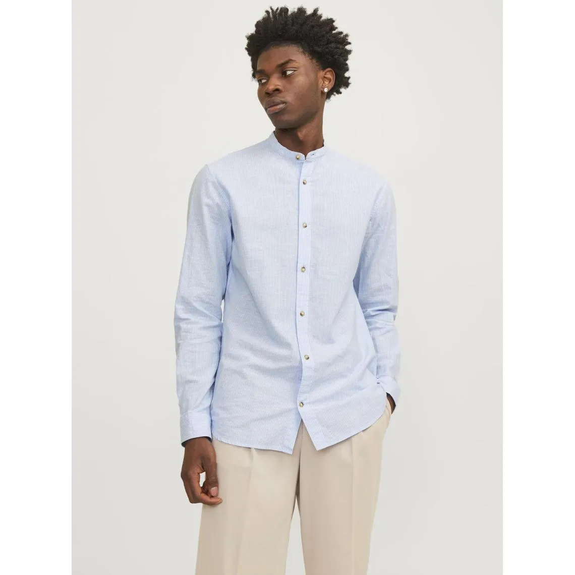 Chemise homme bleu ciel en coton | 3 Suisses