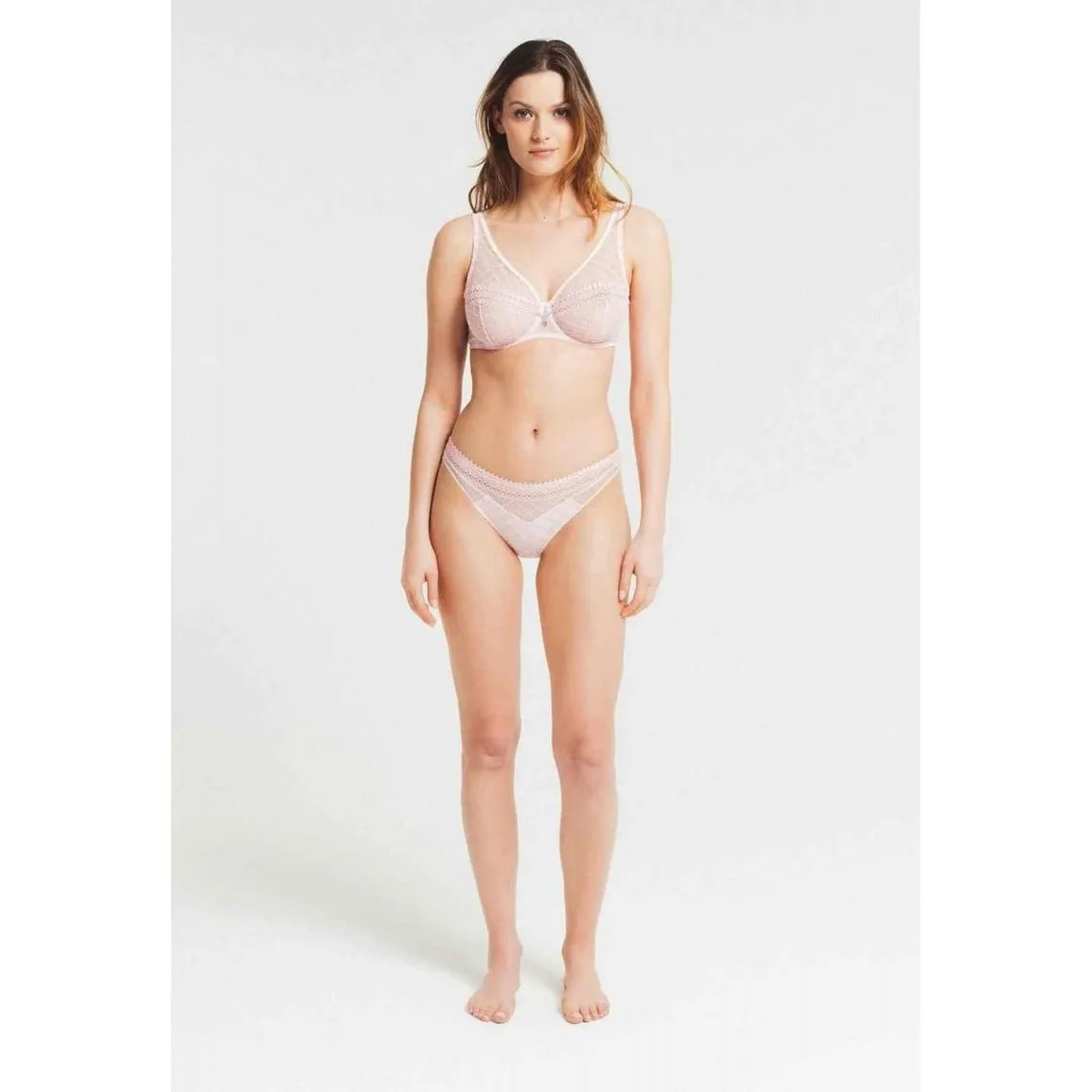 Culotte Classique ceinture brodée - Rose Louisa Bracq | 3 Suisses