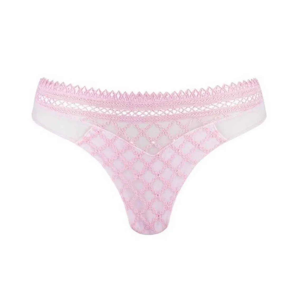 Culotte Classique ceinture brodée - Rose Louisa Bracq | 3 Suisses