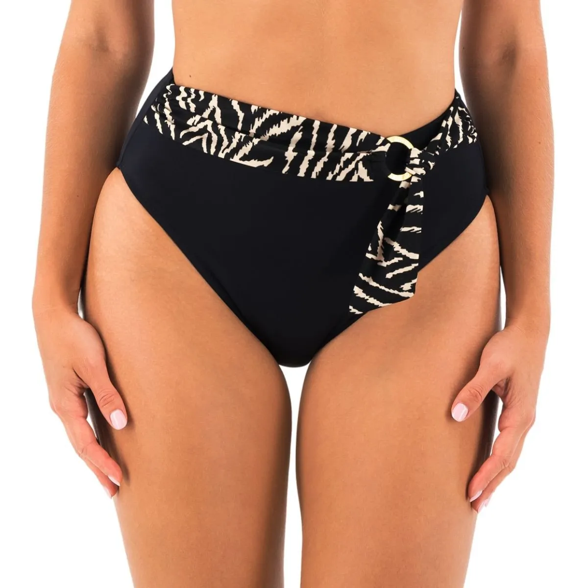 Culotte de bain ceinture ajustable Silhouette Island Monochrome de Fantasie Swim