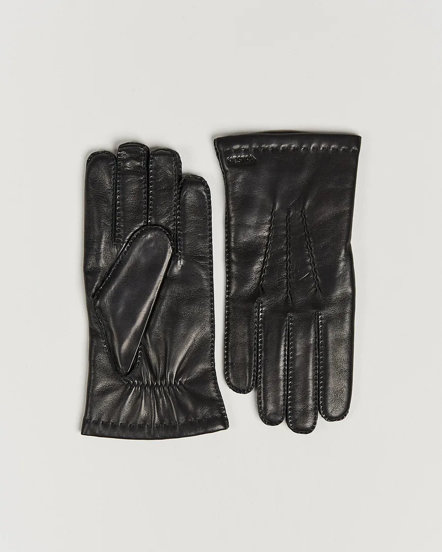 Edward Wool Liner Glove Black