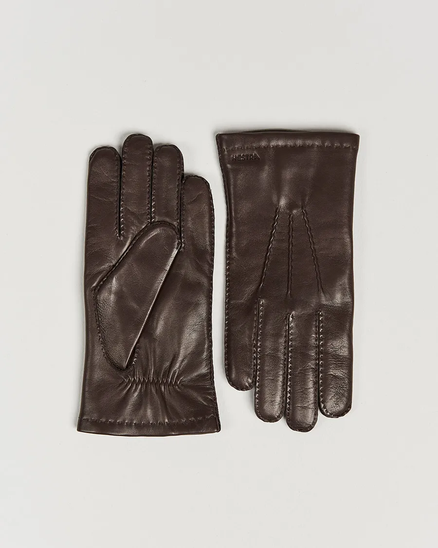 Edward Wool Liner Glove Espresso