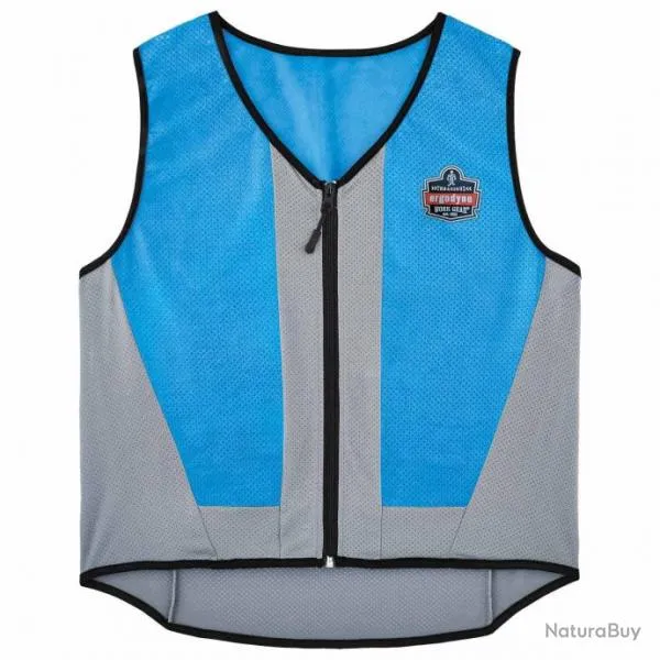 Gilet de refroidissement par évaporation PVA. Ergodyne Bleu