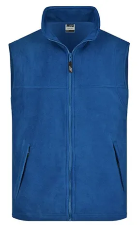 Gilet sans manches bodywarmer polaire homme - JN045 - bleu roi 