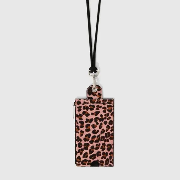 Heimstone - Les Minis - Large Portefeuille Leopard Rose