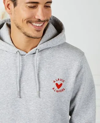 Hoodie femme A la vie a l'amore