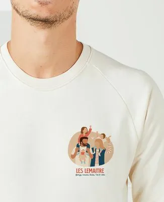 Hoodie homme Famille sur les épaules