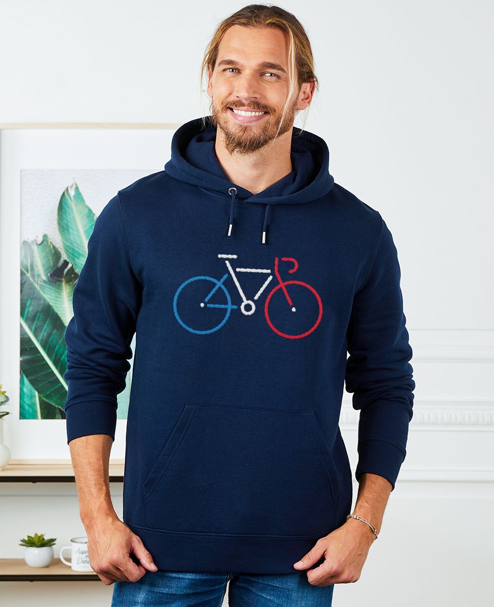 Hoodie homme Grand vélo (brodé)