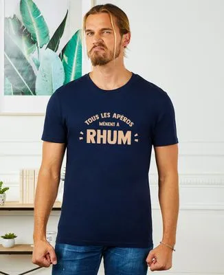 Hoodie homme Tous les apéros mènent à rhum