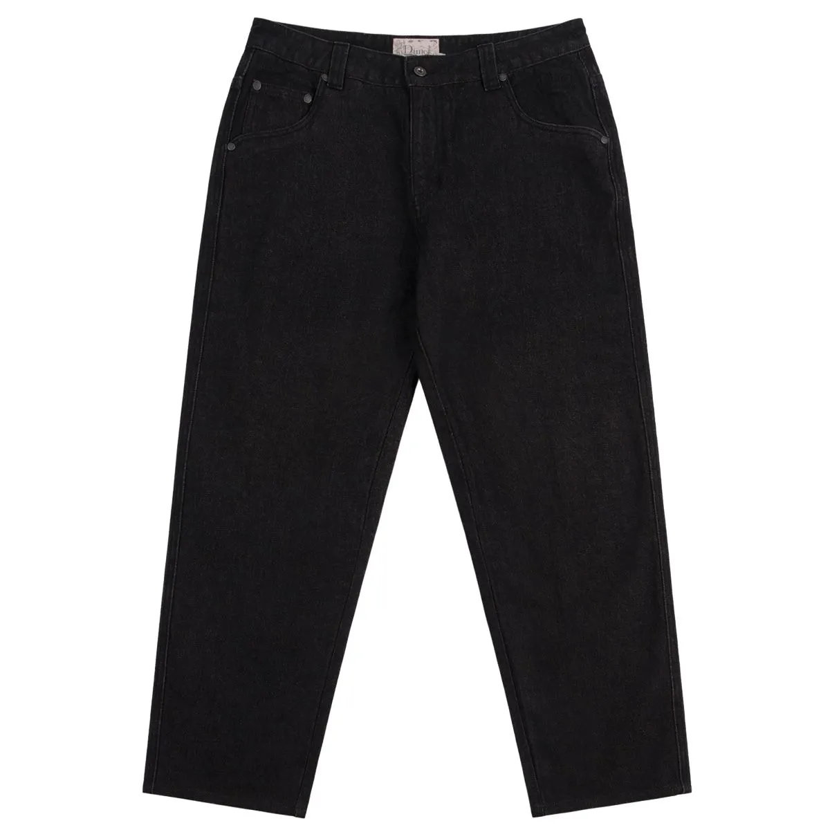 Jean Dime Classic Relaxed Denim Pants Black Washed Vêtements