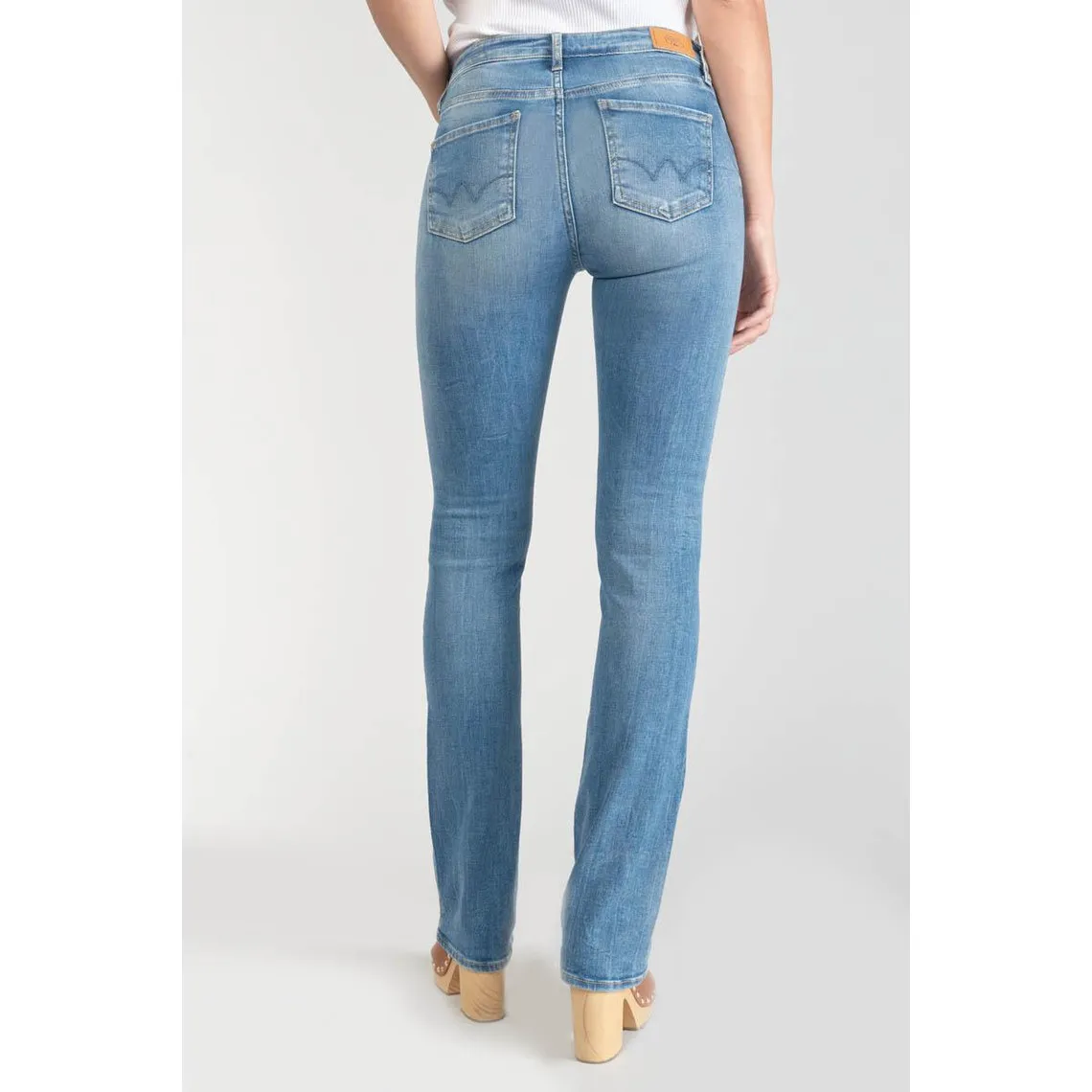 Jeans bootcut POWER bootcut, longueur 34 bleu en coton Bree | 3 Suisses