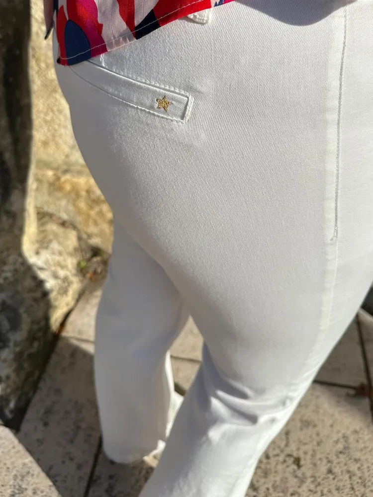 Jeans flare SONNY - La petite étoile - Prêt à porter femme Cléstyle Couleur écru 36 à 60 42