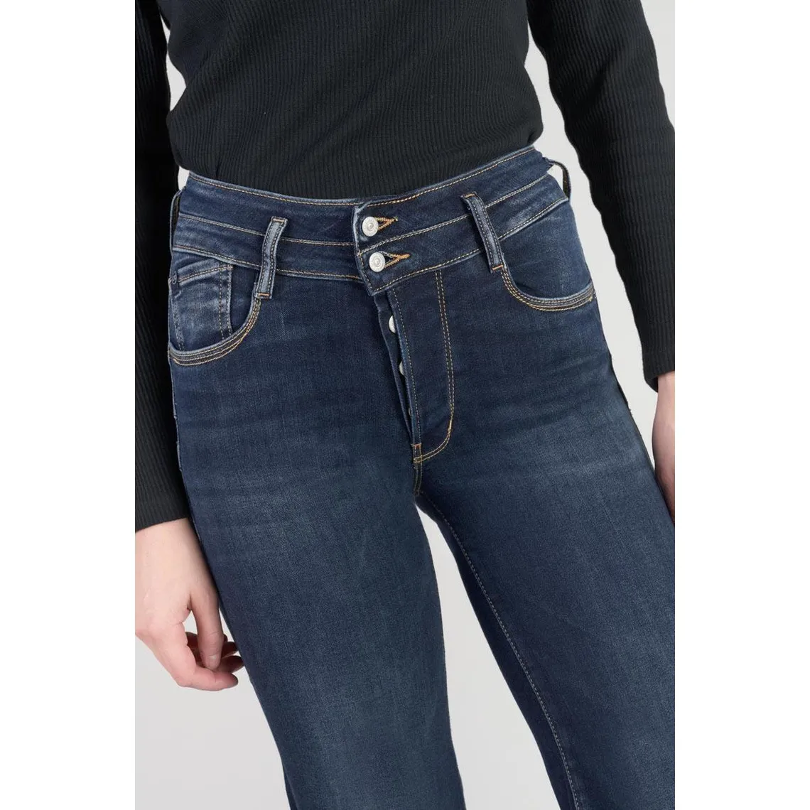 Jeans flare, très évasé PULP high flare, longueur 34 bleu Lina | 3 Suisses