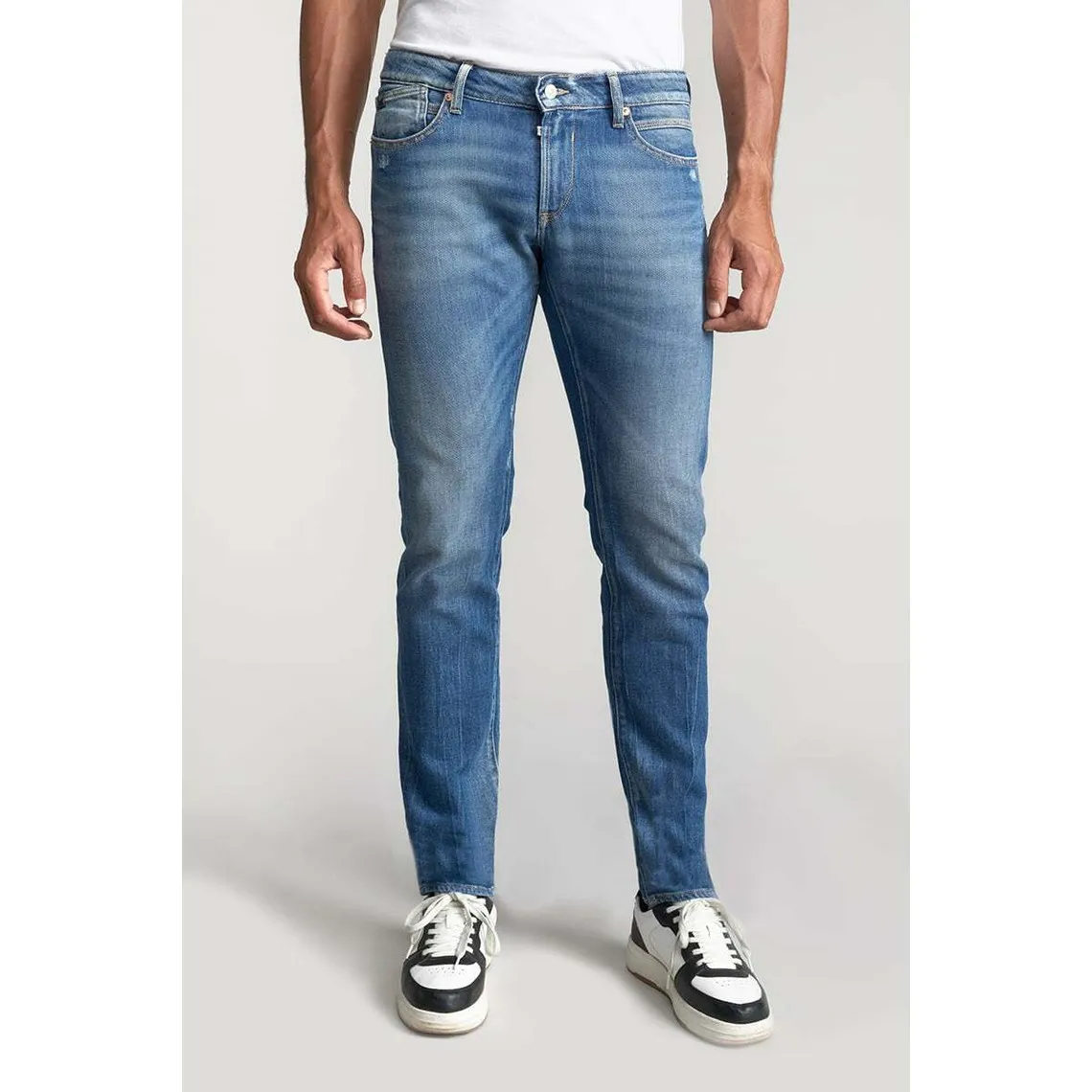 Jeans regular Pazy 800/12, longueur 34 bleu en coton | 3 Suisses