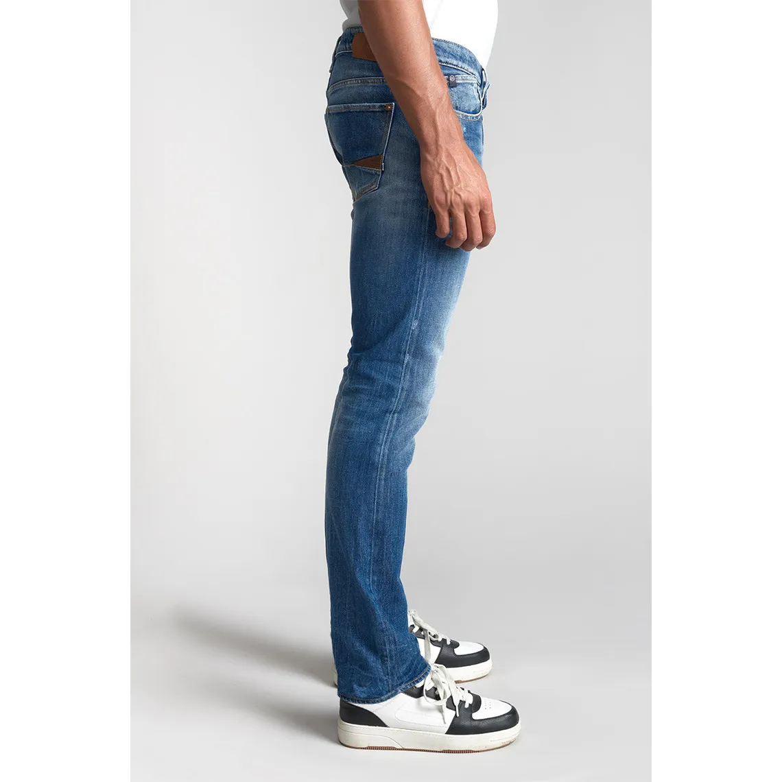 Jeans regular Pazy 800/12, longueur 34 bleu en coton | 3 Suisses