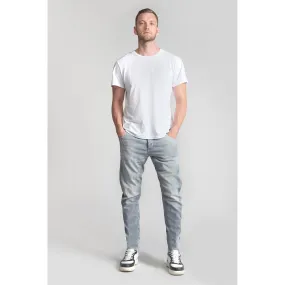 Jeans tapered 903, longueur 34 gris Milo en coton | 3 Suisses