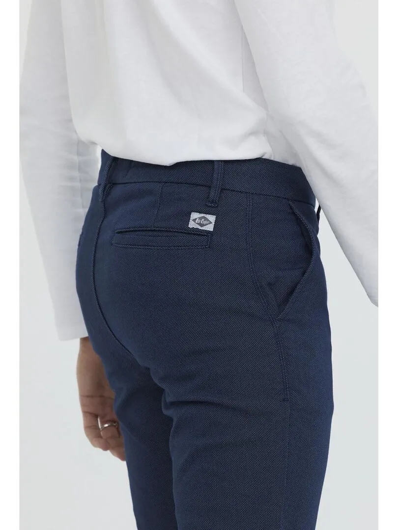 Lee Cooper - Pantalon coton  NEILS - Bleu céladon