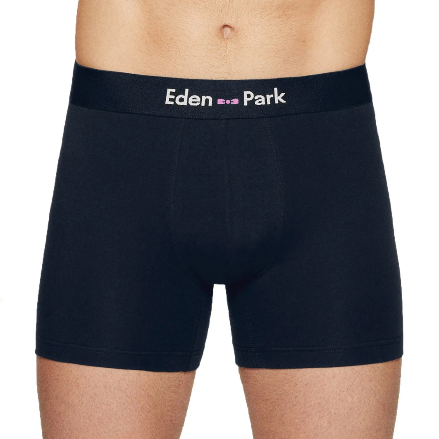 Lot de 2 boxers rayés gris et uni - Eden Park : vente shorty boxers...