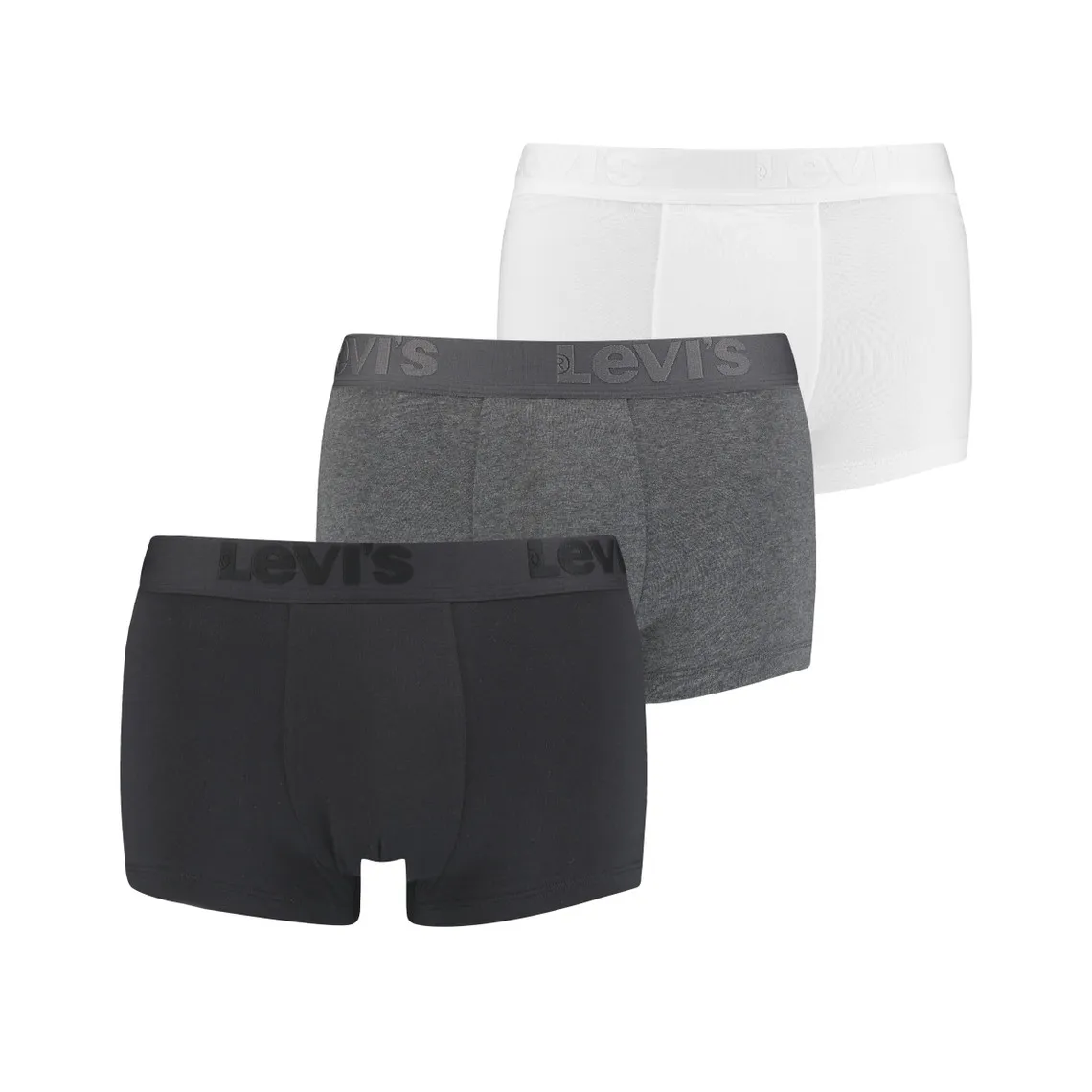 Lot de 3 boxers ceinture elastique - Noir en coton | 3 Suisses