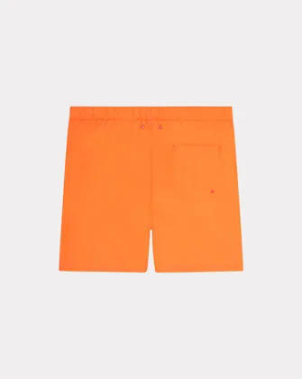 MAILLOT DE BAIN BASIC ORANGE , MAILLOT DE BAIN AVEC BADGE TOGS Chevignon