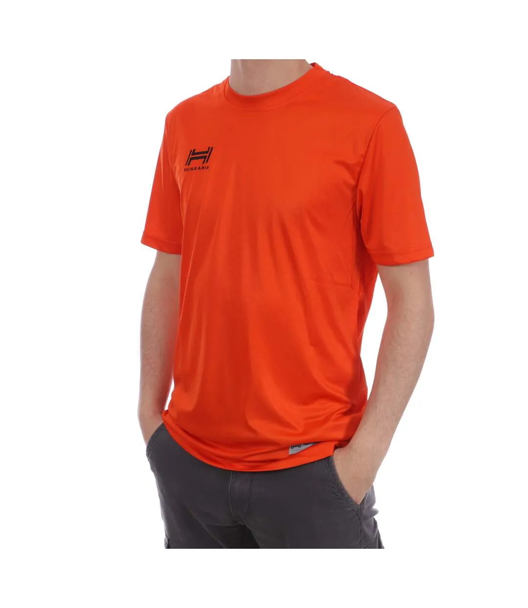 Maillot Orange Homme Hungaria Match MC