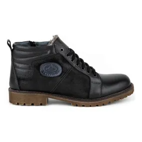 Mario Pala Bottes d'hiver pour hommes noires 865MP le noir