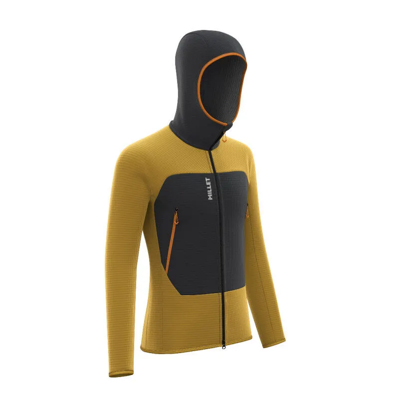 Millet Fusion Grid Hoodie - Polaire homme | Hardloop