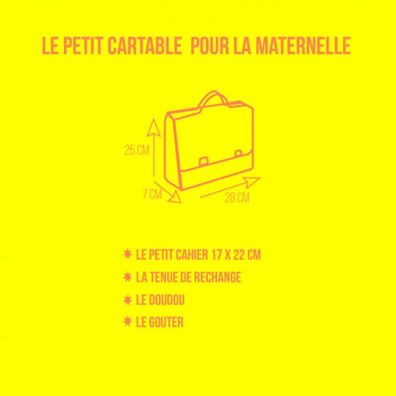 MON PETIT CARTABLE- CARTABLE MATERNELLE RESPONSABLE LES DELICIEUX MALABAR -  littlecasba.com