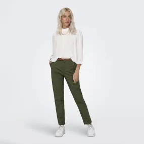 Pantalon chino ceinture tressée Femme JDY à prix dégriffé ! | 