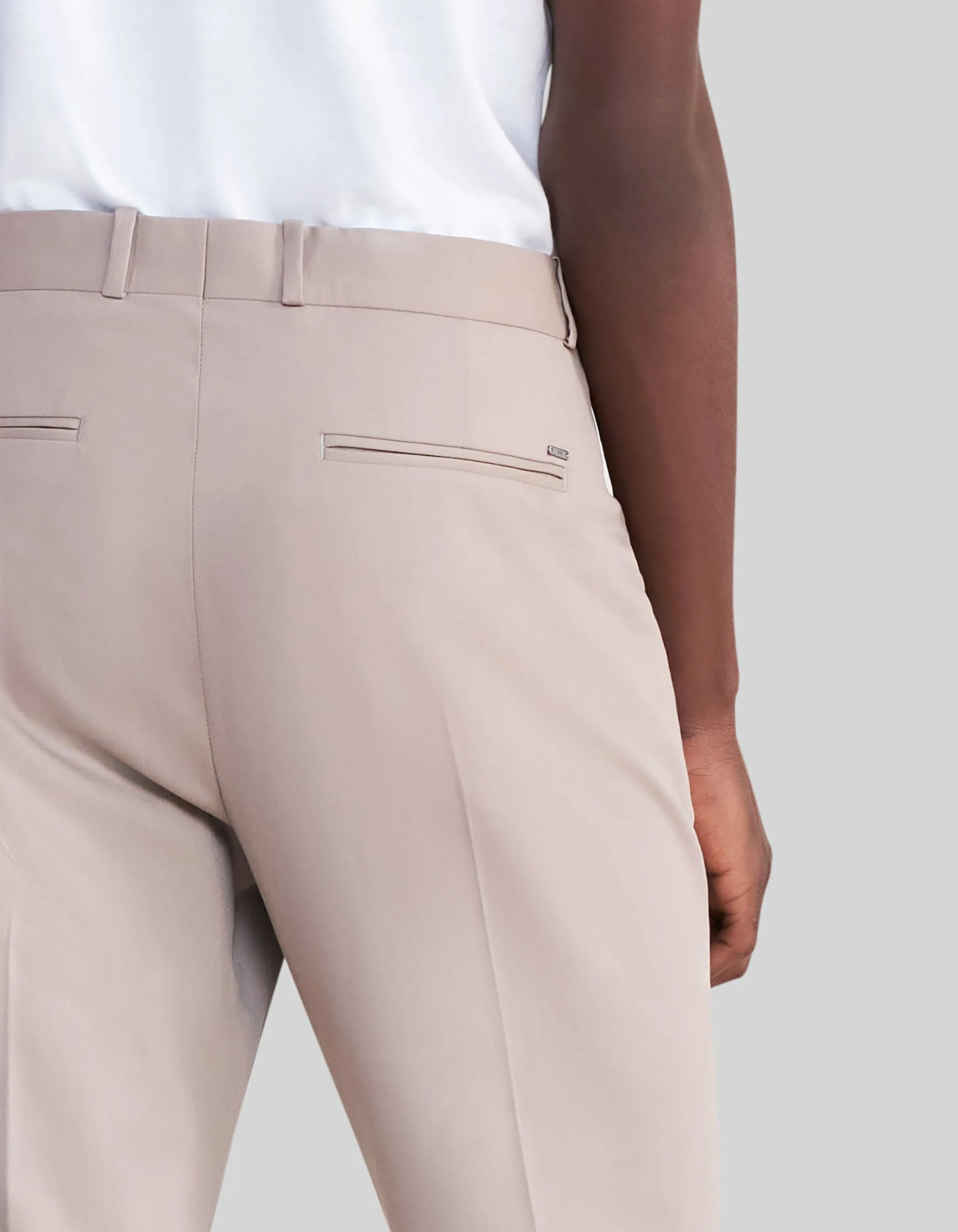 Pantalon de costume beige TRAVEL SUIT Homme