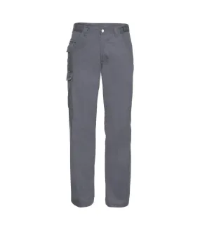 Pantalon de travail, coupe longue homme gris Russell