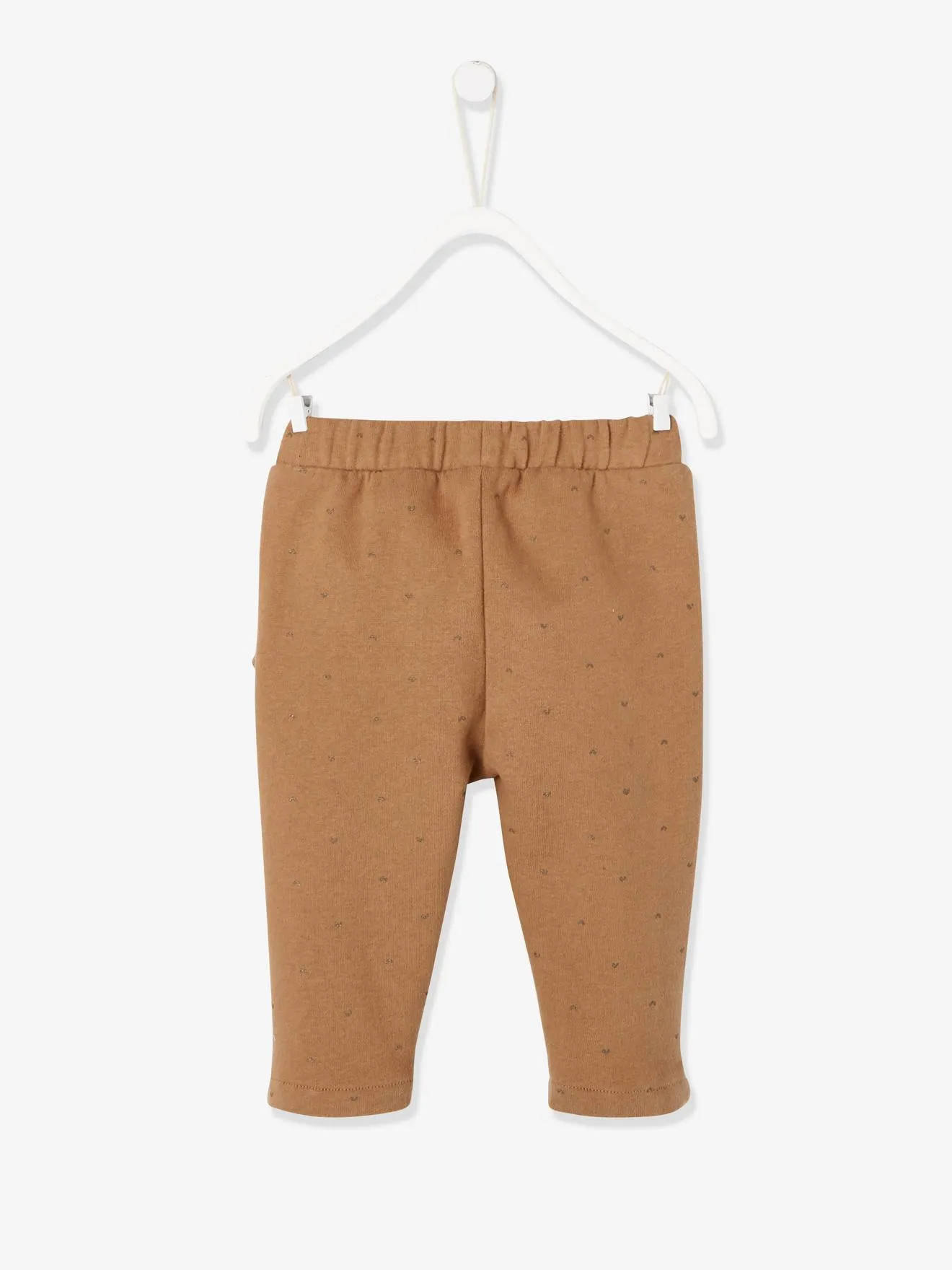 Pantalon molleton bébé fille écru - Vertbaudet