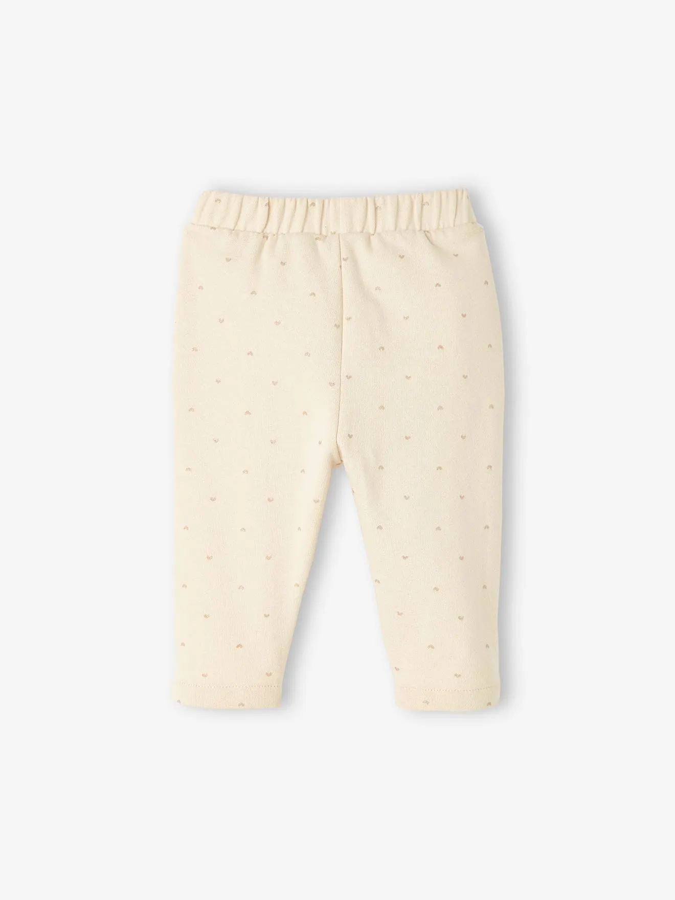 Pantalon molleton bébé fille écru - Vertbaudet