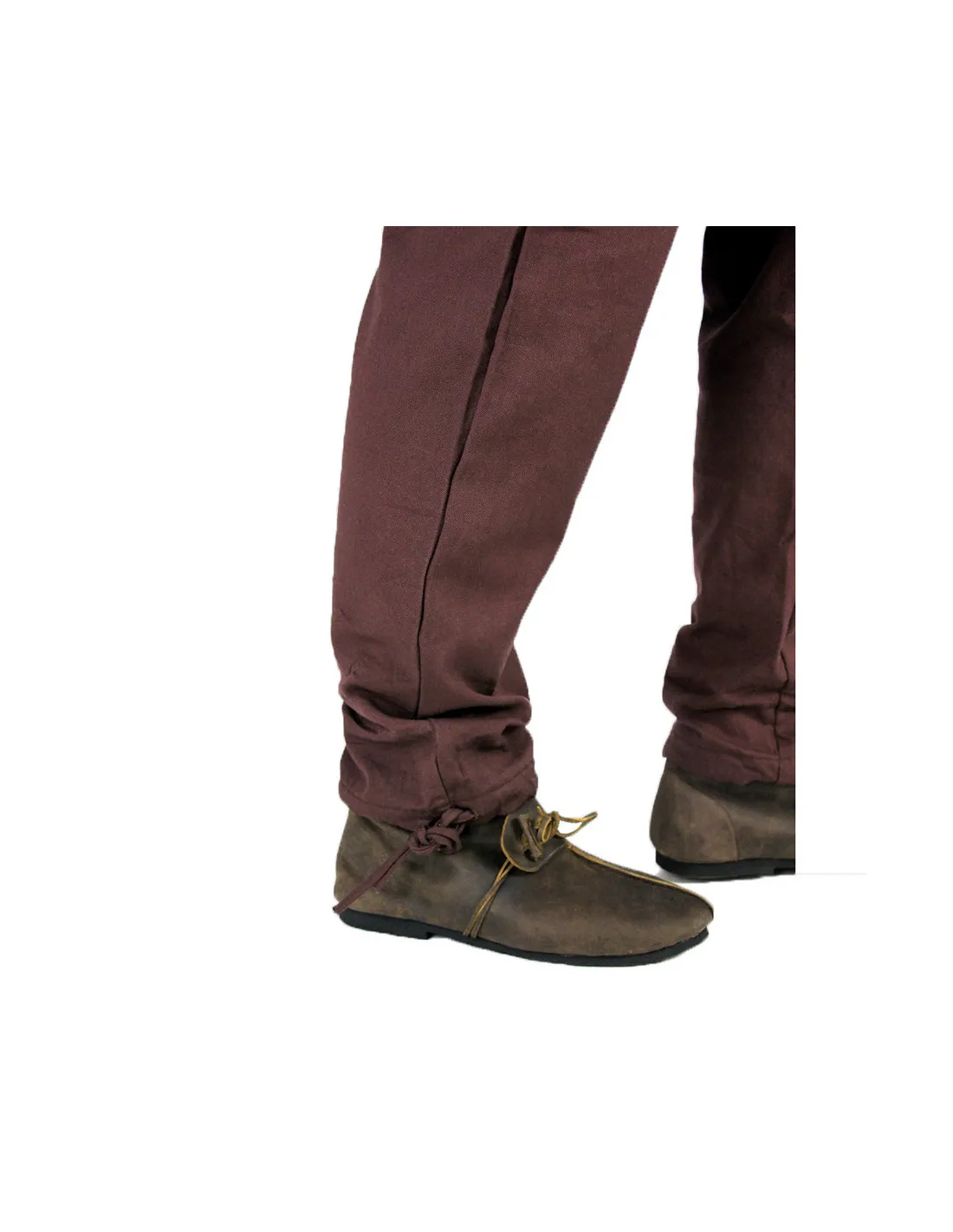 Pantalon médiéval Arvo, couleur marron ⚔️ Boutique Épées