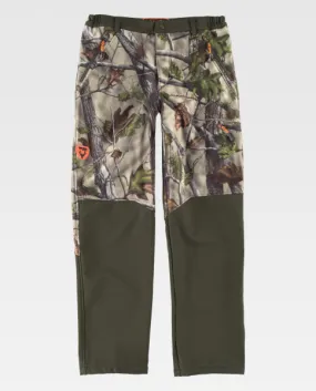 Pantalon Workshell 'Camouflage Forêt' : Style et Résistance