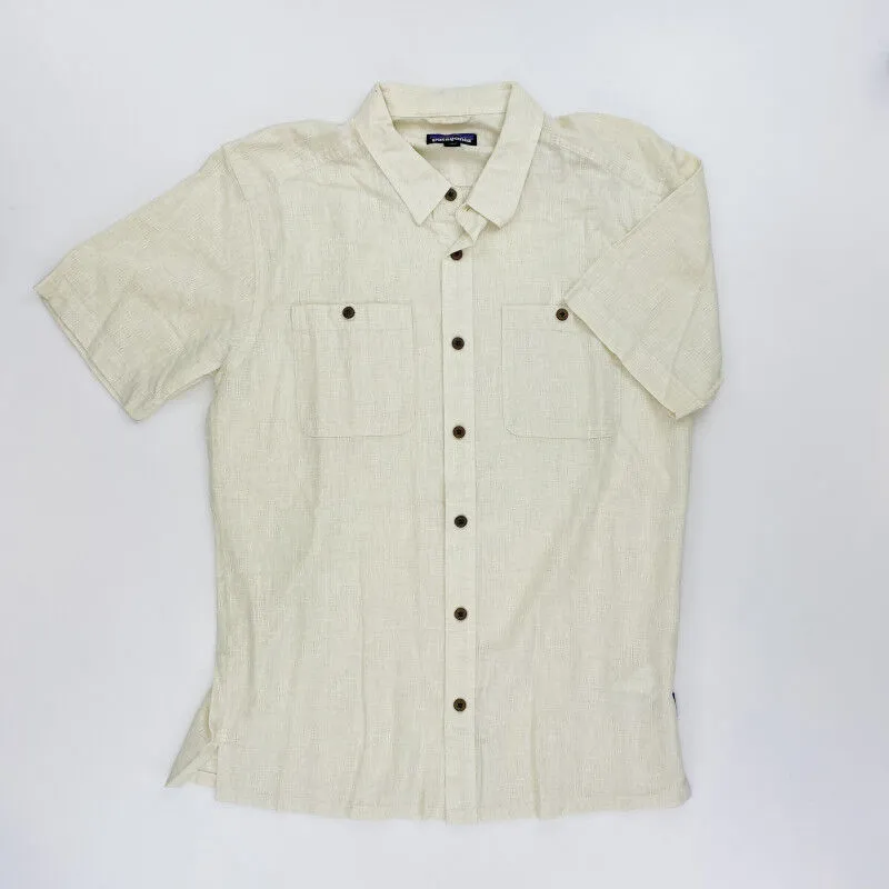 Patagonia M's Back Step Shirt - Seconde main Chemise homme - Blanc - M | Hardloop