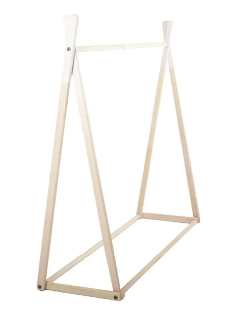 Penderie scandinave blanche pour enfant - Beige