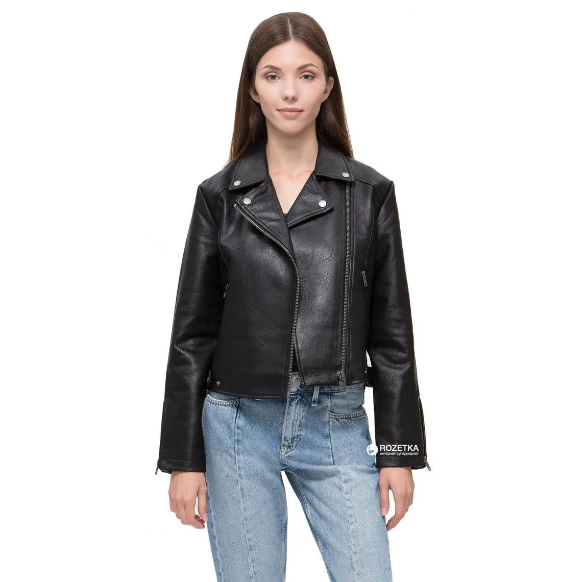 Perfecto simili cuir Pepe Jeans femme - Noir | 3 Suisses