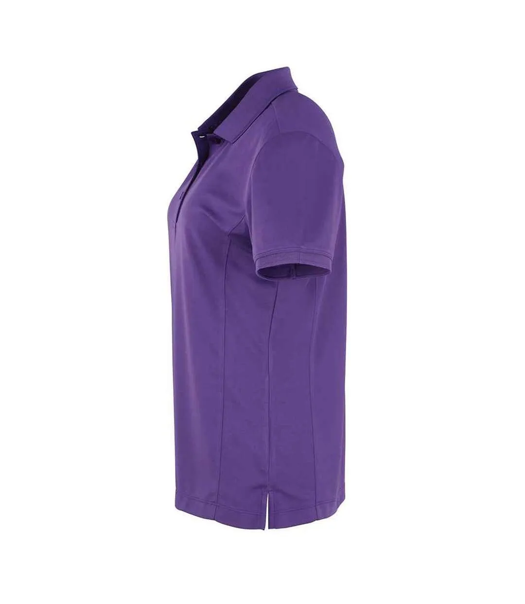 Polo coolchecker femme violet Premier