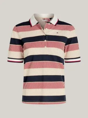 Polo coupe standard Global Stripe | BEIGE | Tommy Hilfiger